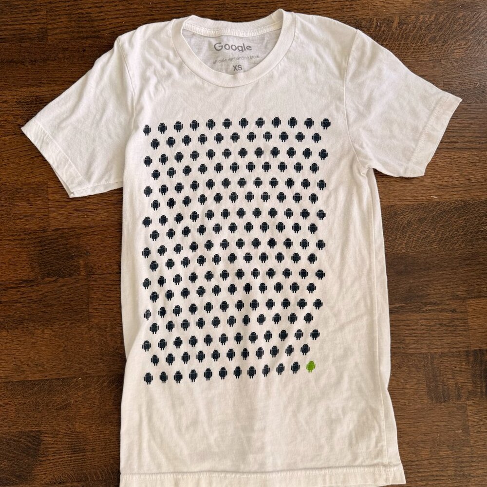 White Google T-shirt XS